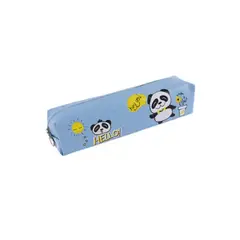 GENERICO - Set 6 Estuche Pequeño Pandita Celeste 19x4,5cm