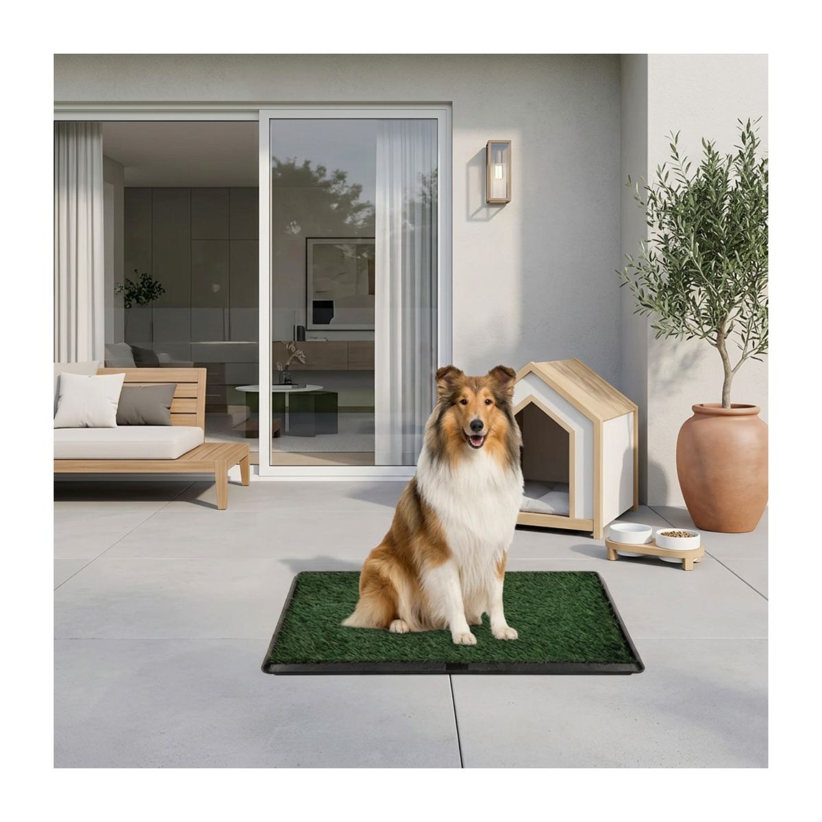 MOVI - Baño para Mascotas XXL Pet Potty - Tu Hogar Limpio y Tu Mascota Feliz