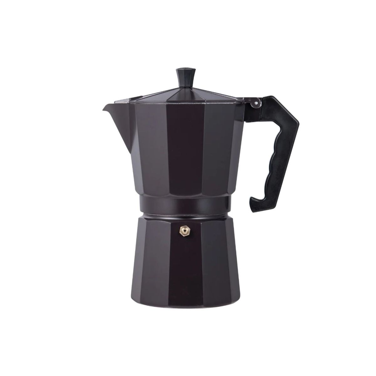 BERGNER - Cafetera Italiana Premium 12 Tazas Aluminio Charcoal
