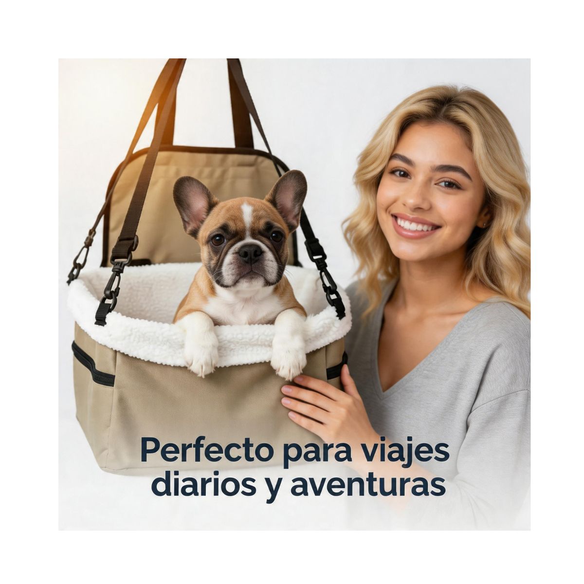 MOVI - Asiento de Auto para Mascotas- Seguridad y Comodidad