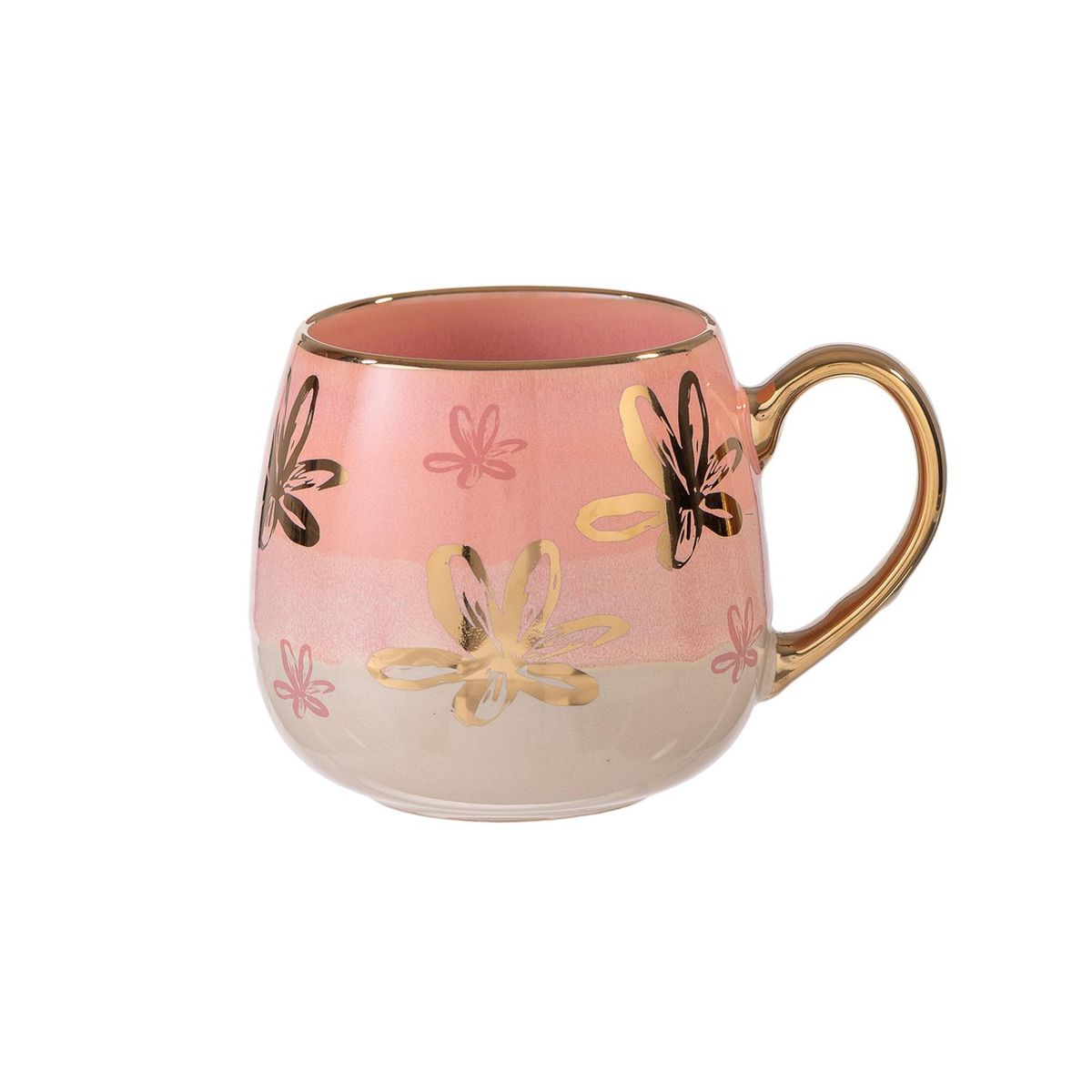 ADAGIO TEAS - Taza Cerámica Pink Brush Flower 425 ml