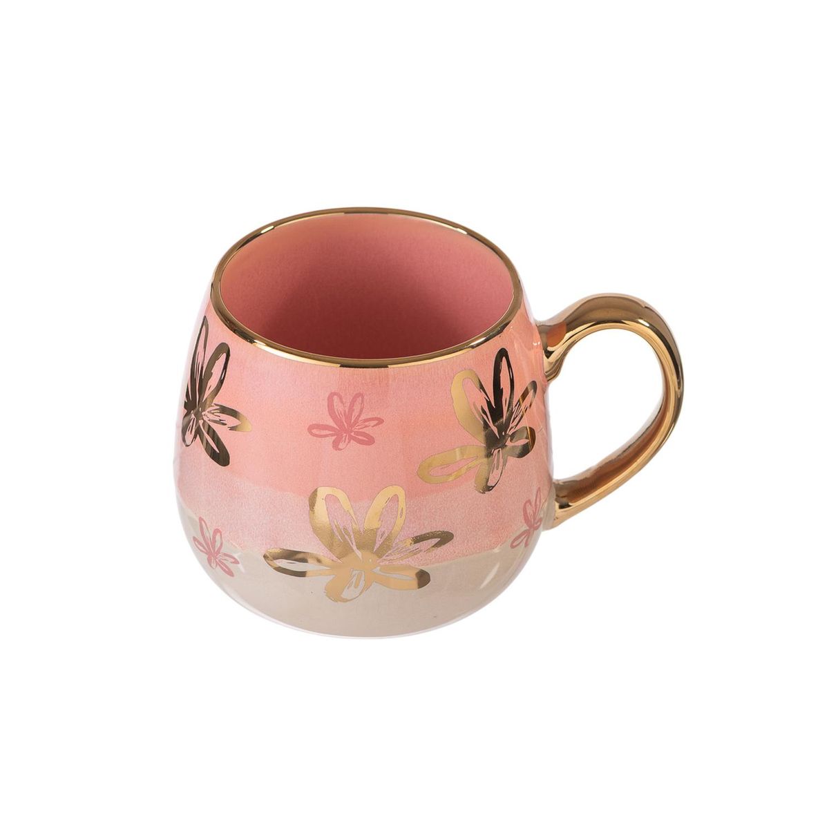 ADAGIO TEAS - Taza Cerámica Pink Brush Flower 425 ml