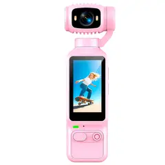 RENVMEXY - Cámara de Mano 4K Portátil 180° Girable para Deporte y VLOG