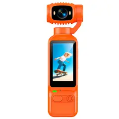RENVMEXY - Cámara de Mano 4K Portátil 180° Girable para Deporte y VLOG