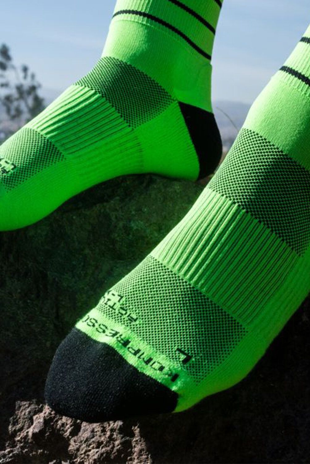 SILVERA - 2 Pack Calcetines De Compresión  Deportivos