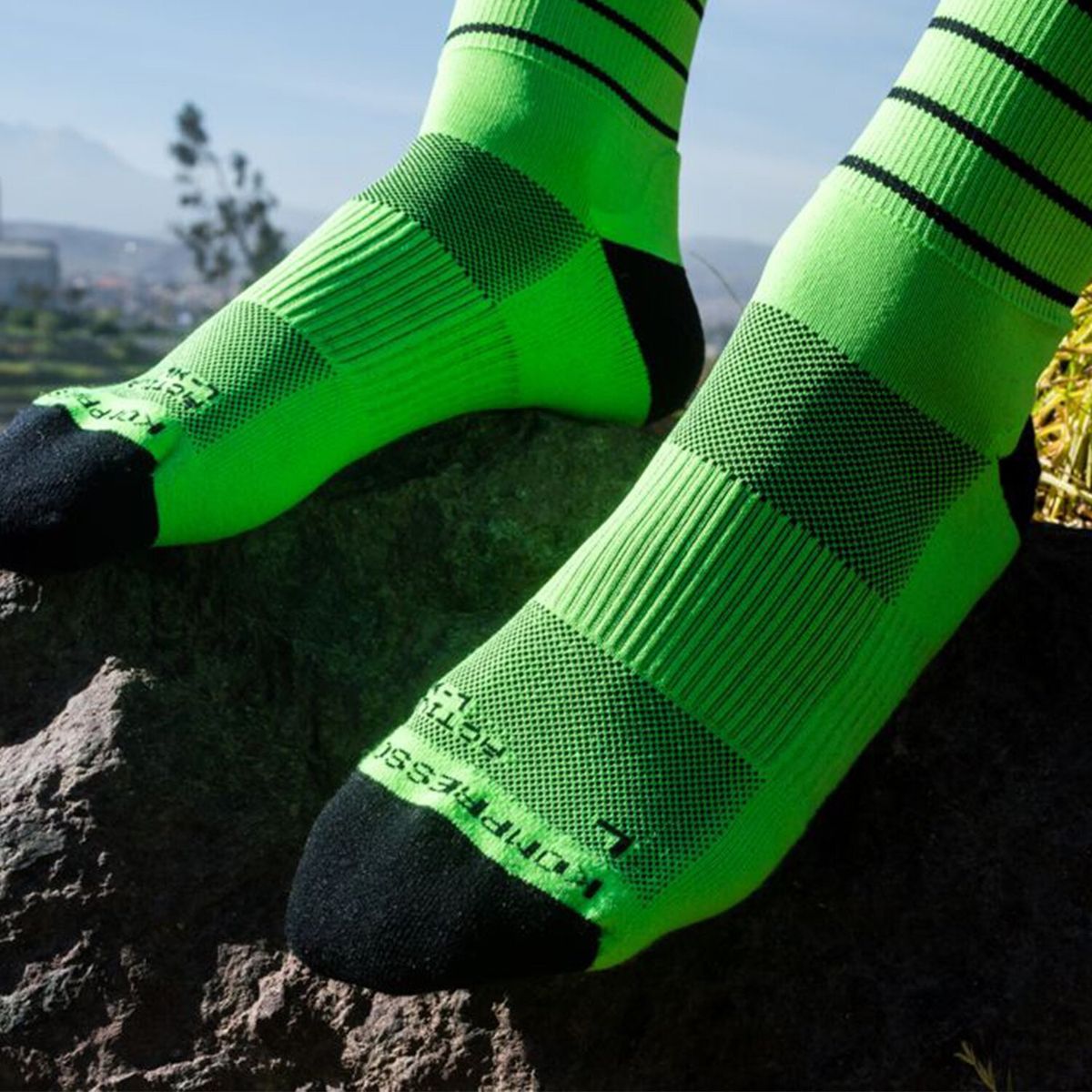 SILVERA - 2 Pack Calcetines De Compresión  Deportivos