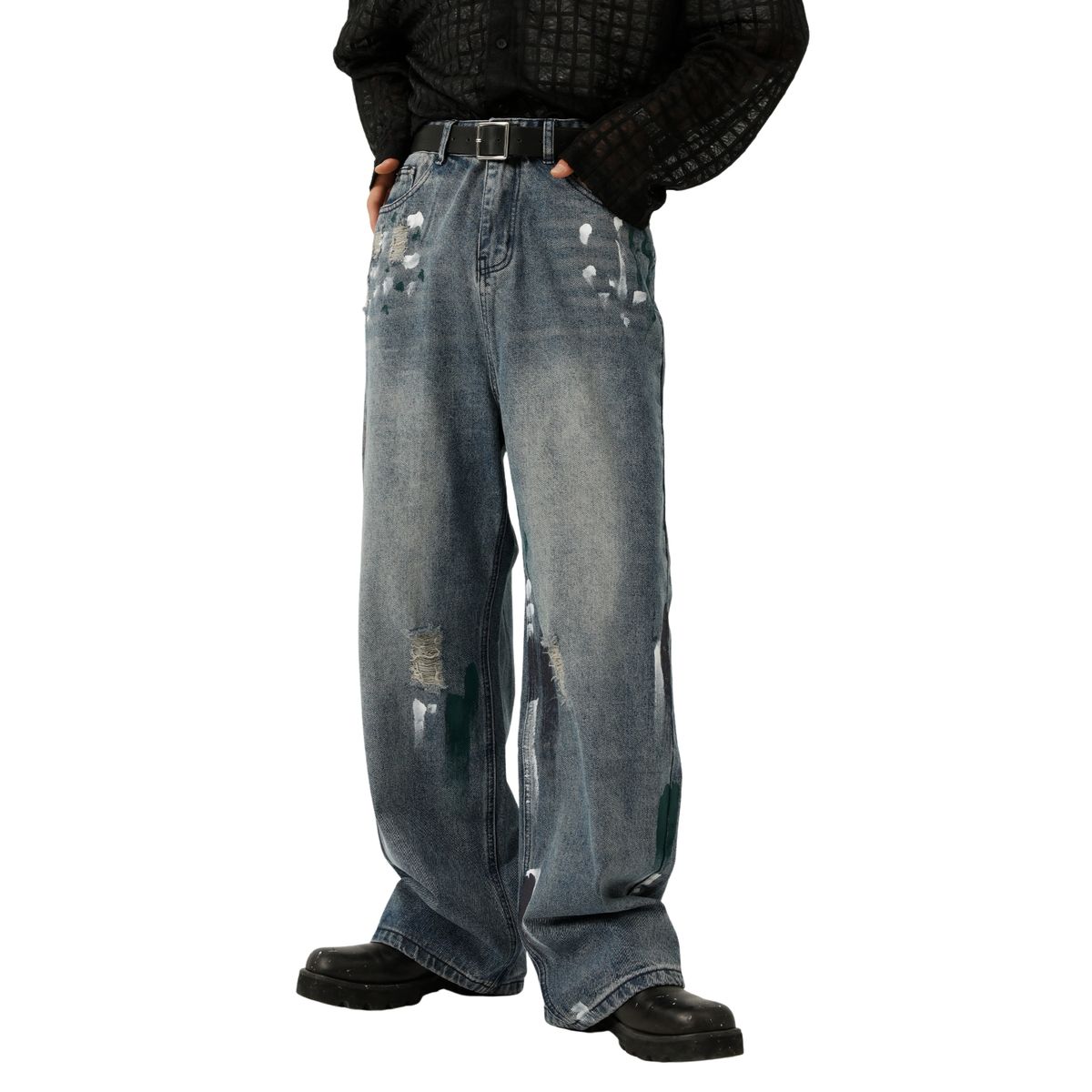 CRUSEC - Pantalón Grunge Cargo Unisex Estética Urbana De Pista
