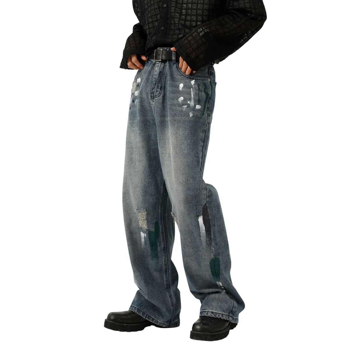 CRUSEC - Pantalón Grunge Cargo Unisex Estética Urbana De Pista