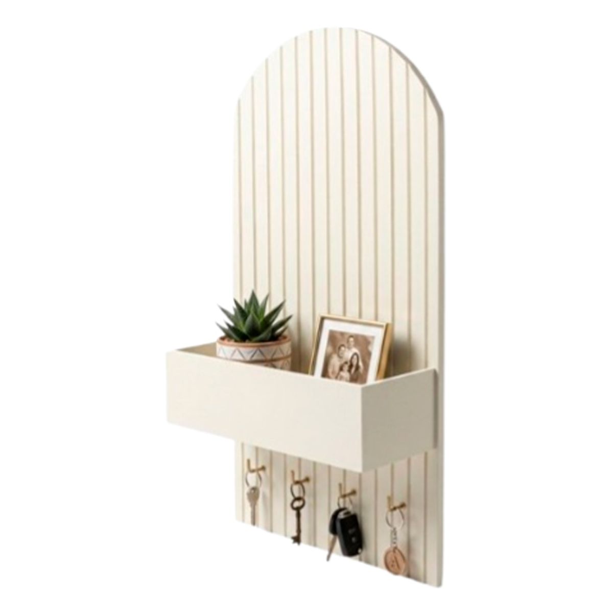 WAKESHOME - Repisa Organizador Soporte de Pared para Llaves