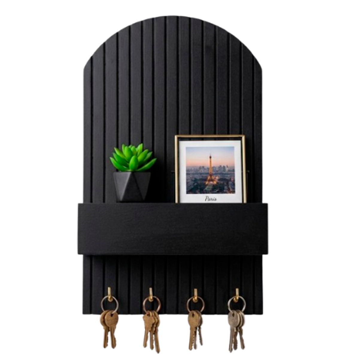 WAKESHOME - Repisa Organizador Soporte de Pared para Llaves