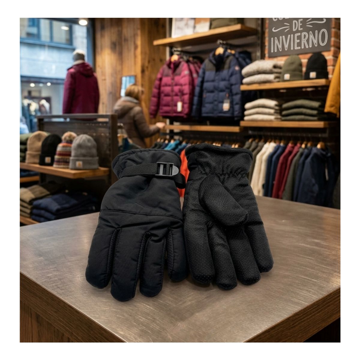EKOL TACTICA MILITAR - Guantes para Nieve y Montañismo Térmicos con Agarre Antideslizante