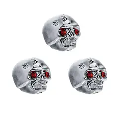 GCR - Perillas de Control Guitarra Tipo Calavera 505017 CROMADAS