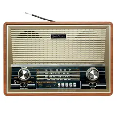 MICROLAB - Radio Vintage Con Bluetooth Retro Portatil AM/FM Grund 8733