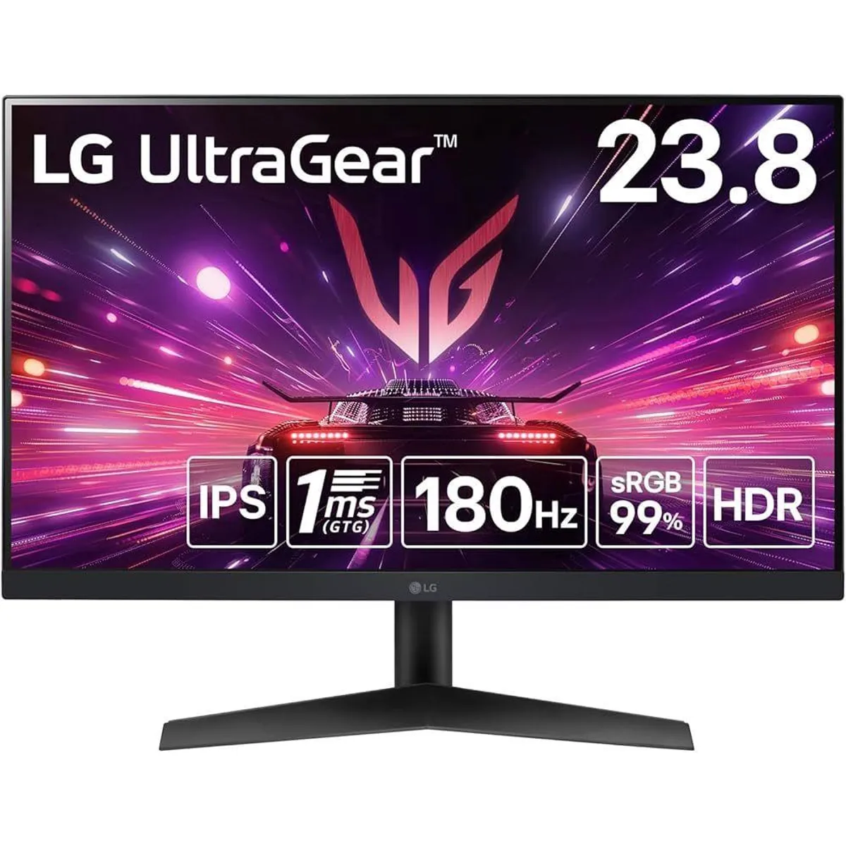 LG - MONITOR LG 24" GAMER 180HZ ULTRAGEAR IPS FHD 1MS 24GS60F-B