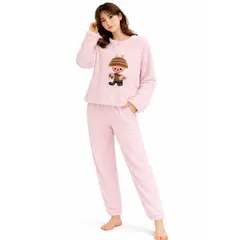 MAYORAL - Pijama Mujer Plush Trenzado Invierno Set Calido Bubu