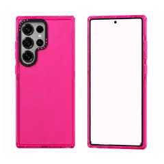 GENERICO - Carcasa Antigolpes Compatible Con Samsung S26 Ultra Fluor Fucsia