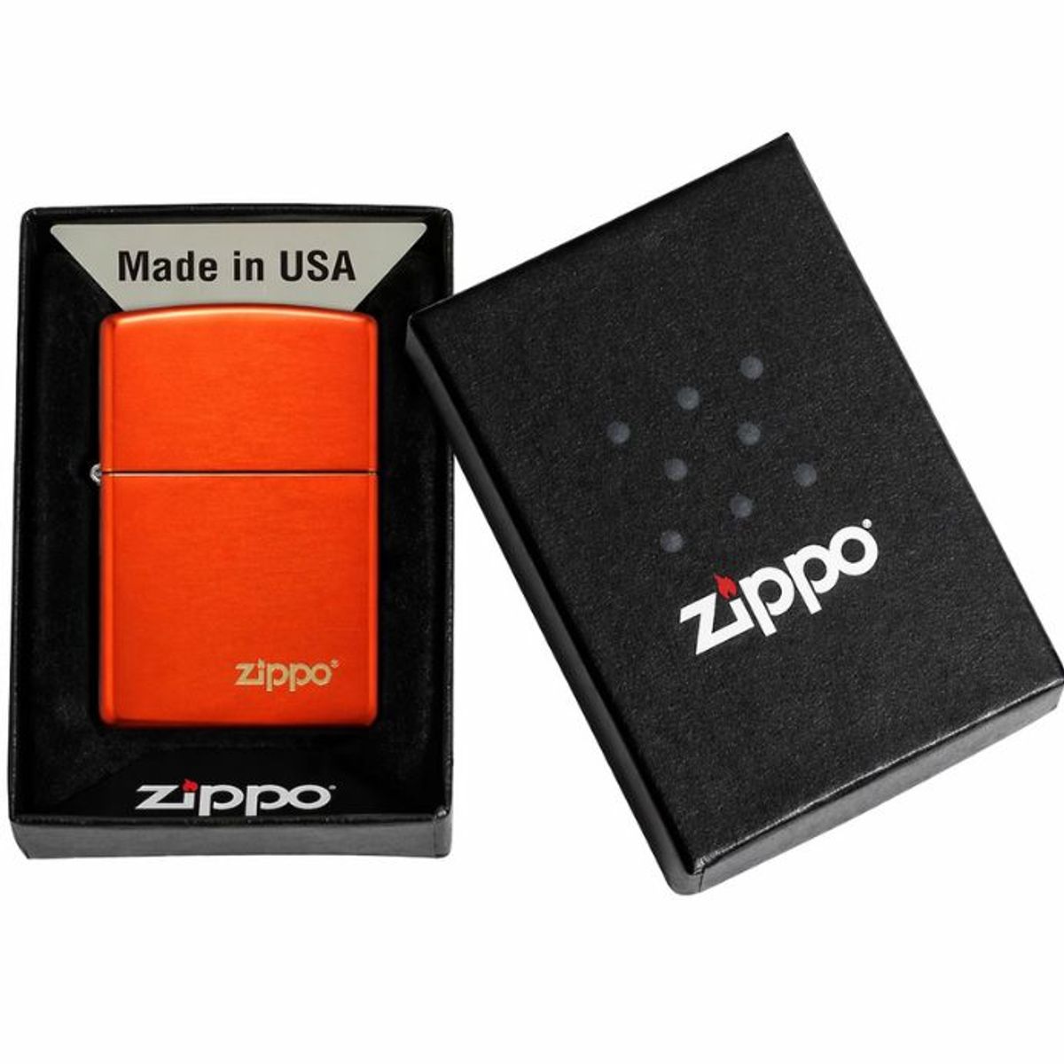 ZIPPO - Encendedor Zippo Classic Metallic Red Logo