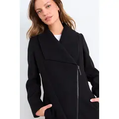 IO - Chaqueton Liso Mujer Negro
