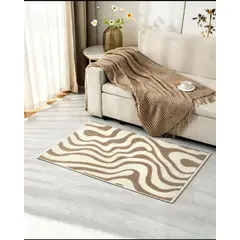 GENERICO - ALFOMBRA PASILLERA DE CEBRA 80CMX120CM BICOLOR 2