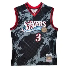 MITCHELL & NESS - Camiseta Mitchell and Ness Philadelphia 76ers Allen Iverson 3 Marble