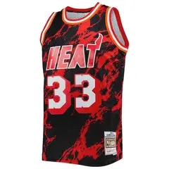 MITCHELL & NESS - Camiseta Mitchell and Ness Miami Heat Alonzo Mourning 33 Marble
