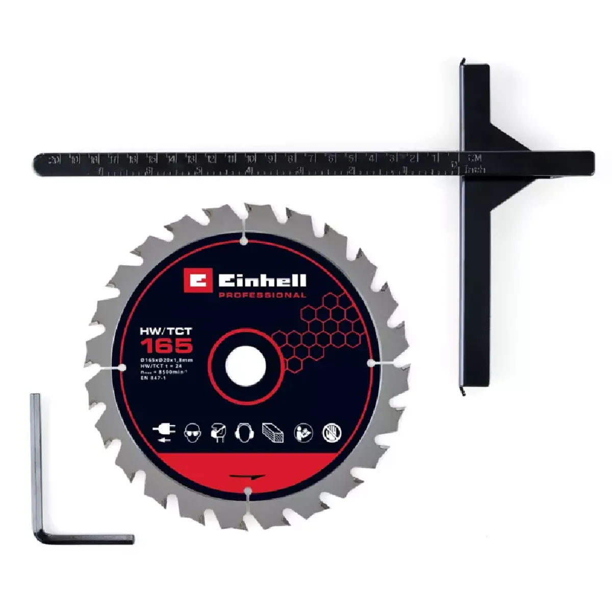 EINHELL - Sierra Circular Inalámbrica 18V TP-CS 18165 Li BL Solo Einhell