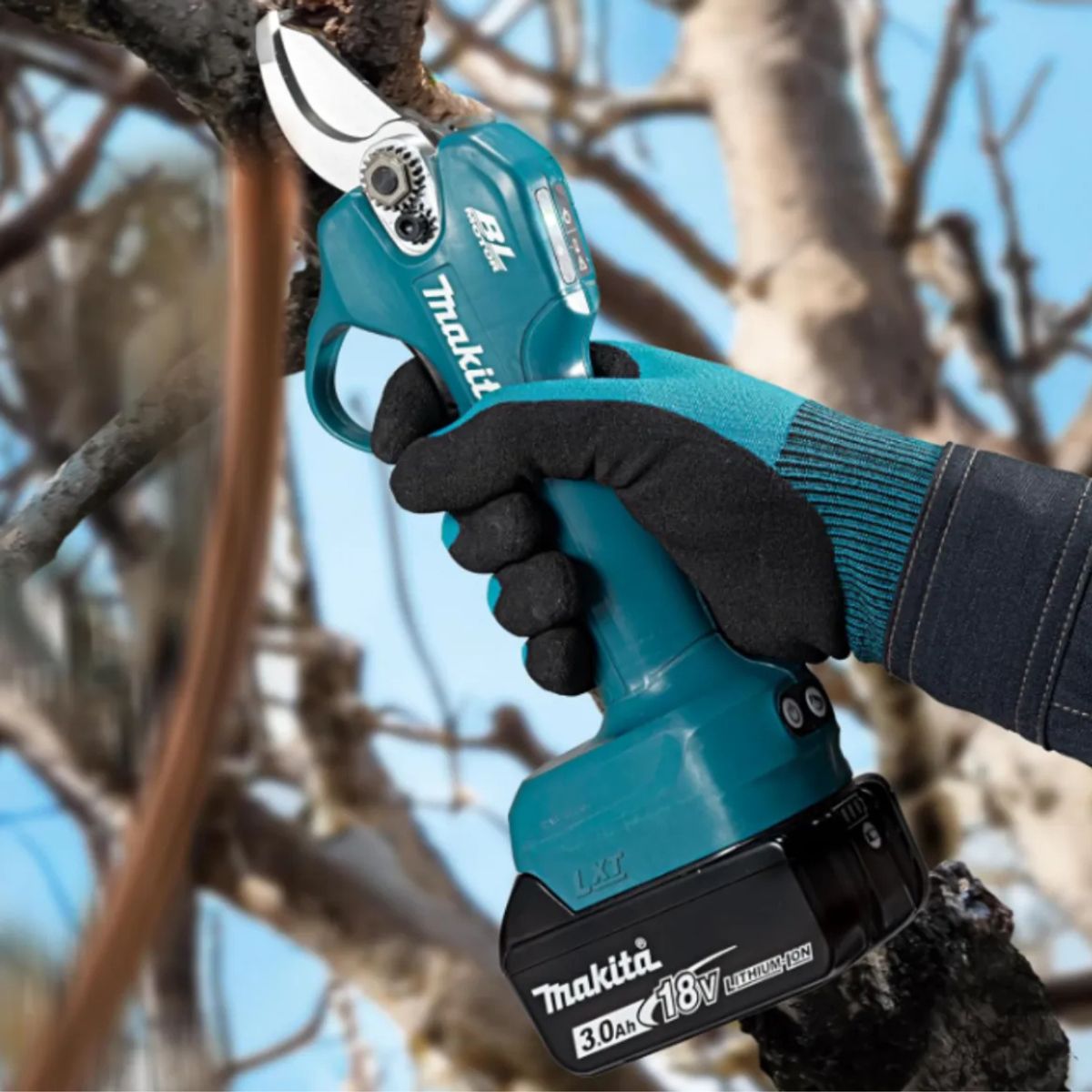 MAKITA - Kit Tijera Poda Inalámbrica 18v Carbat 3ah Makita Dup181sf