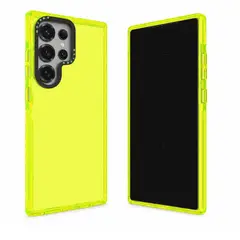 GENERICO - Carcasa Antigolpes Compatible Con Samsung S26 Ultra Fluor Verde