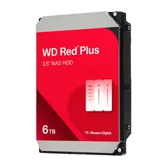 WESTERN DIGITAL - Disco Duro Interno WD Red Plus 6TB 5400 RPM NAS DVR NVR