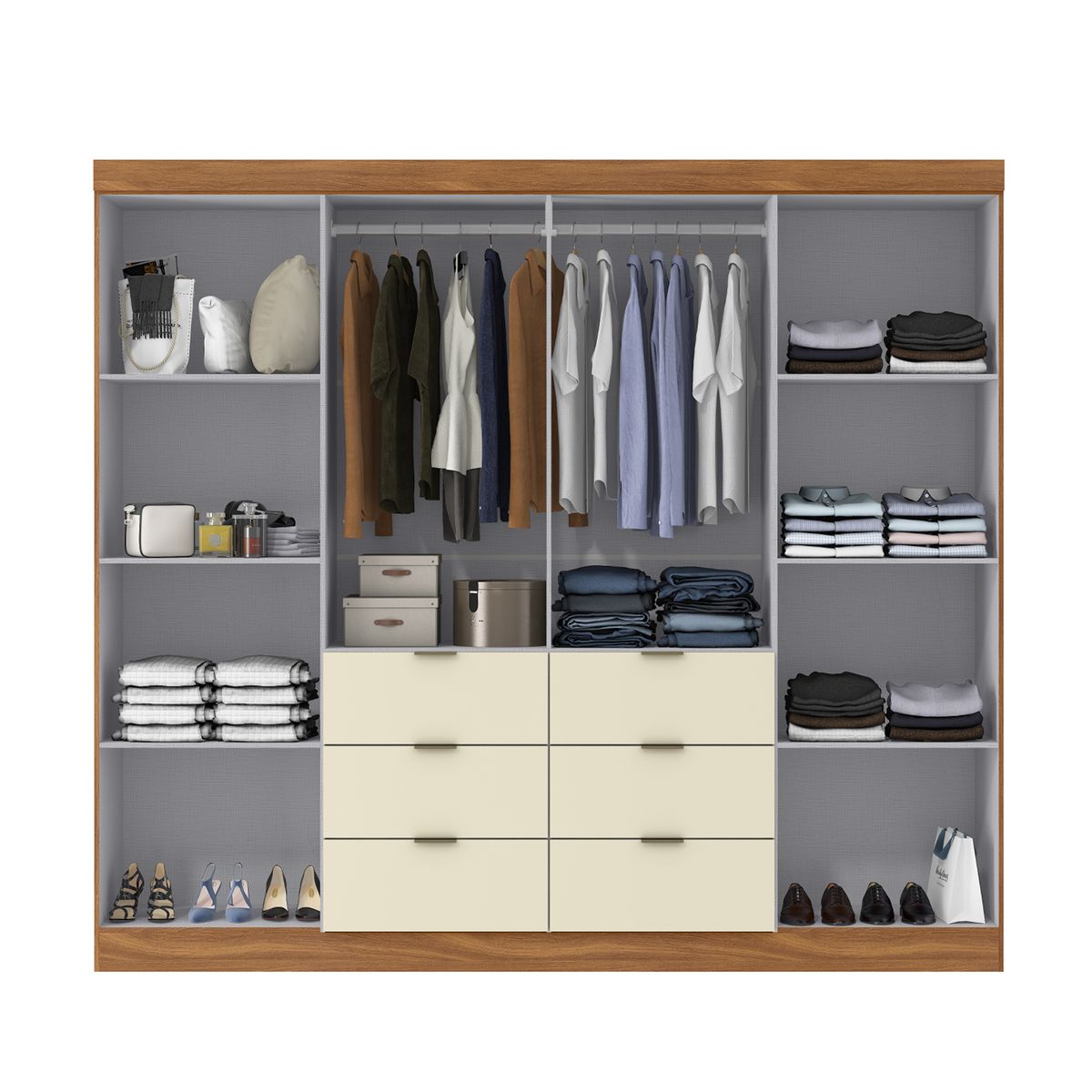 DI PORETTI - CLOSET CLICK 4P 6C 218x195x47 CF
