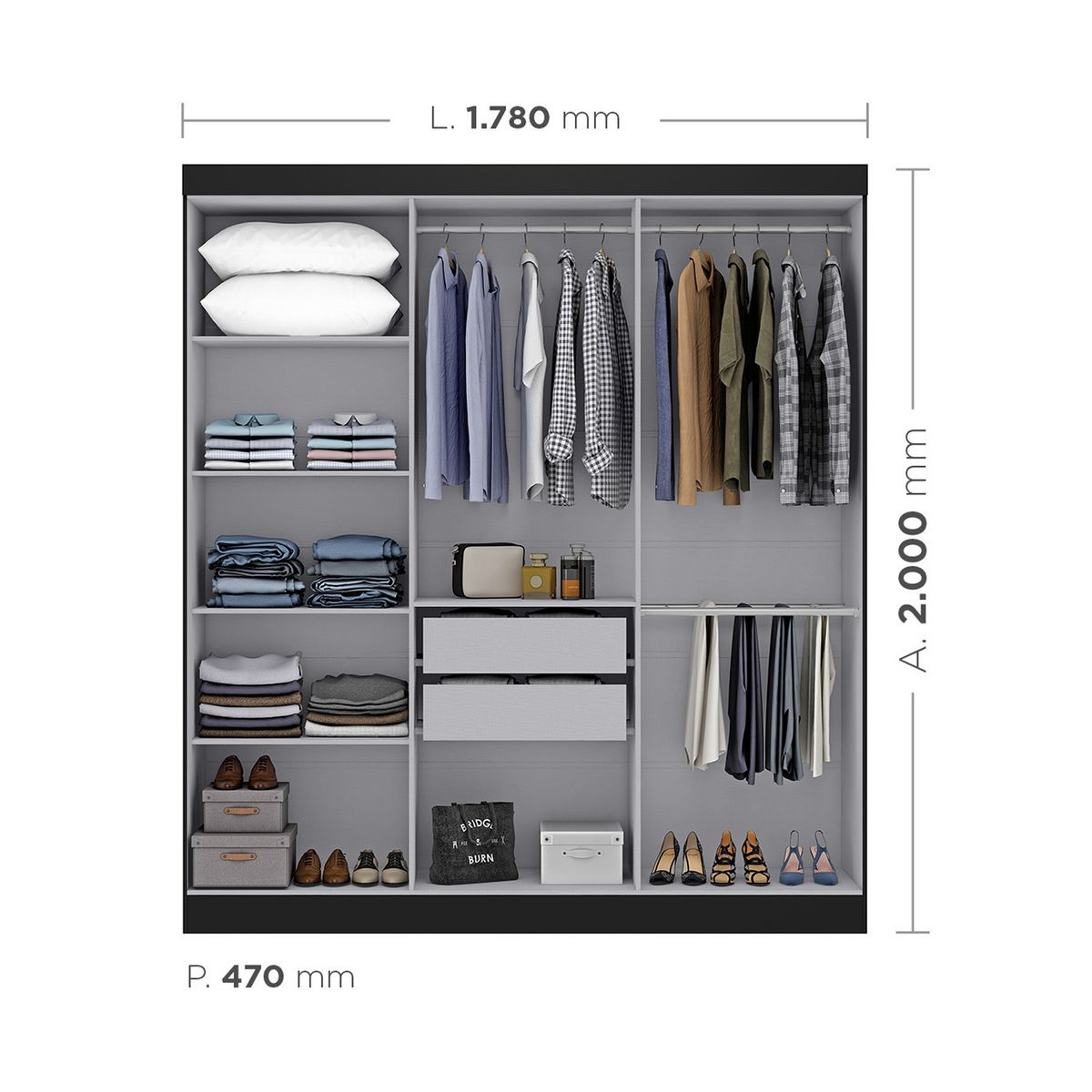 DI PORETTI - CLOSET PARIS 6P 2C NG