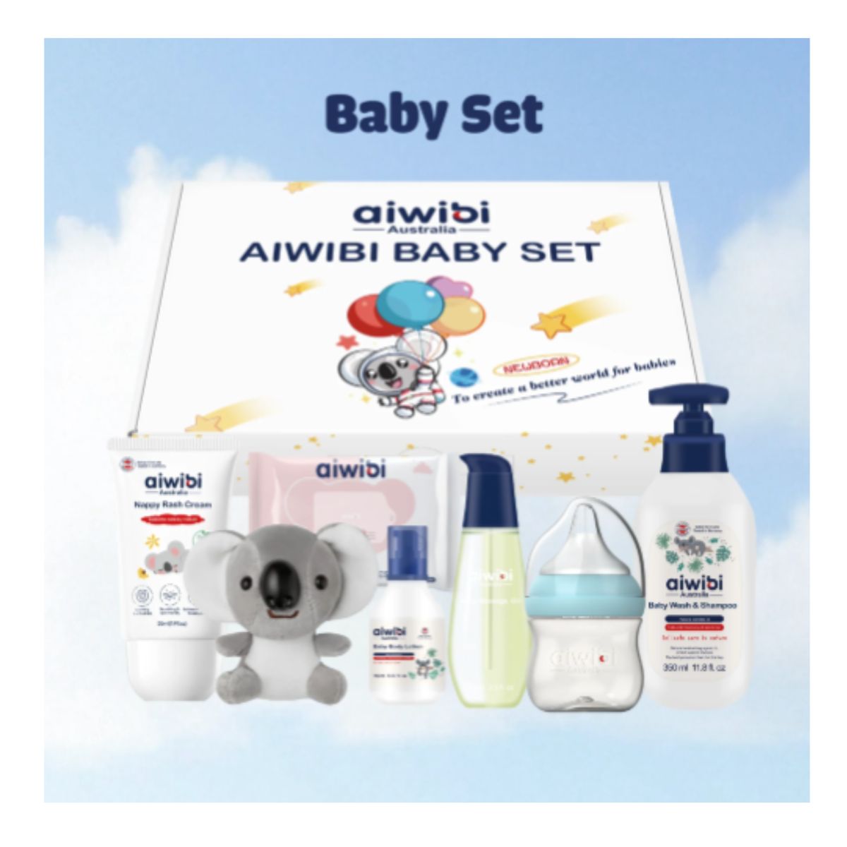 GENERICO - Set De Regalo Cuidado Del Recién Nacido Baby Aiwibi