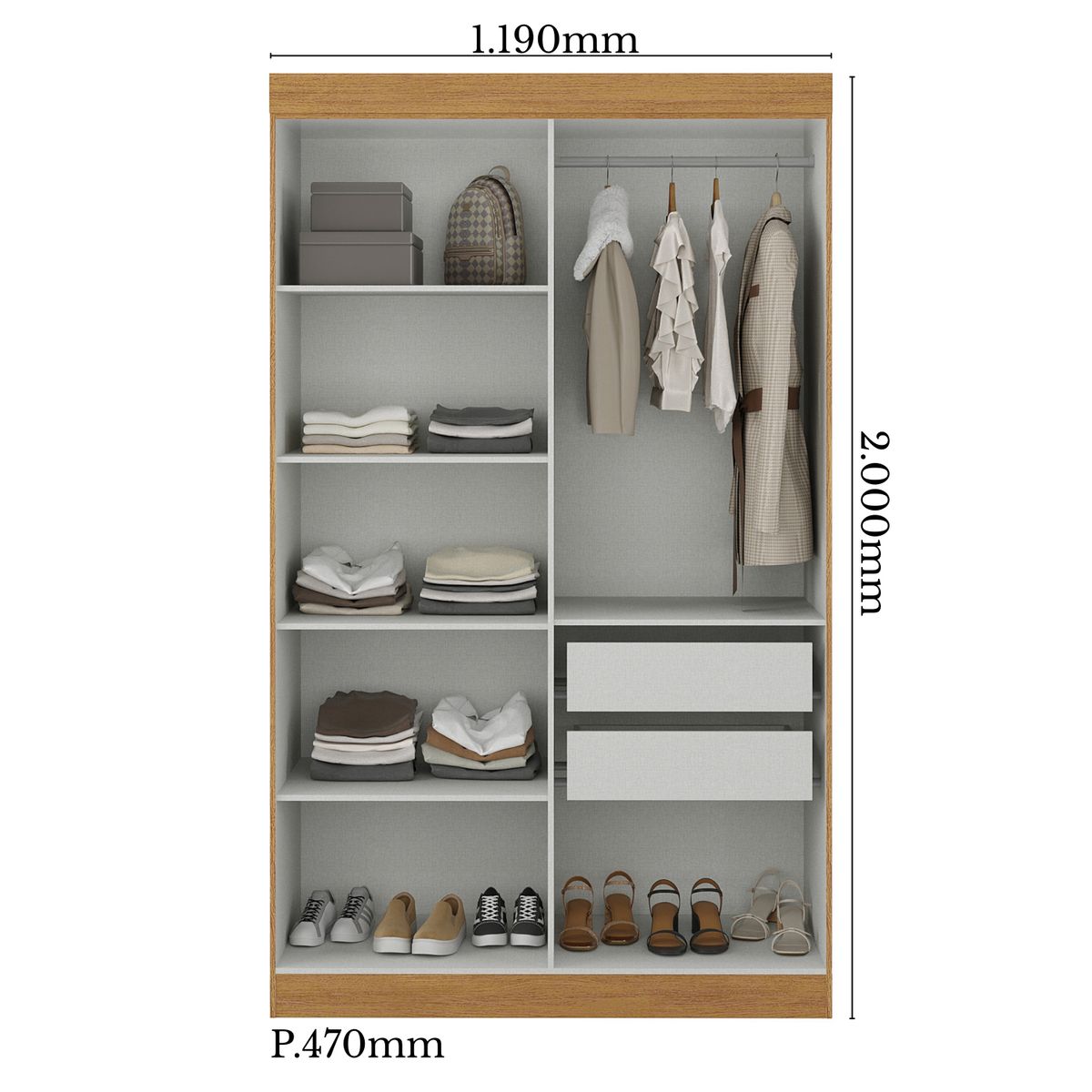 DI PORETTI - CLOSET PARIS 4P 2C CAFÉ