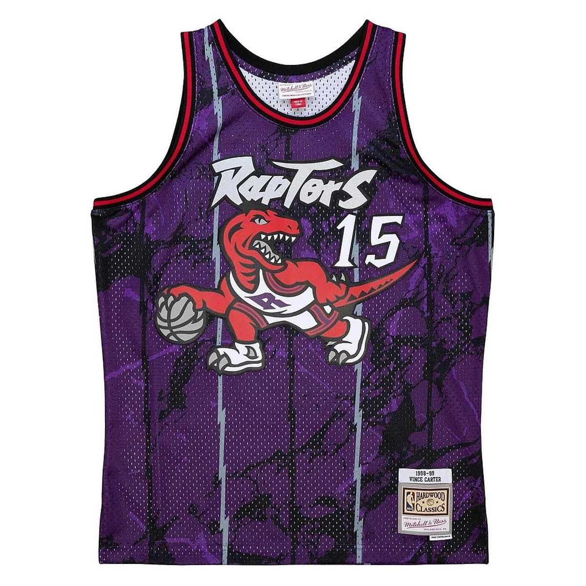MITCHELL & NESS - Camiseta Mitchell and Ness Toronto Raptors Vince Carter 15 Marble