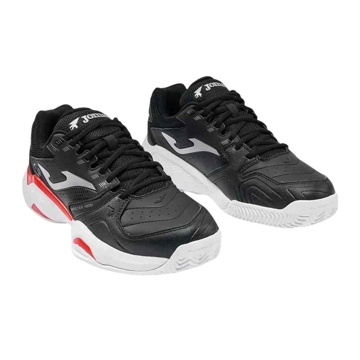 JOMA - Zapatilla Pádel Hombre Master 1000 Negro Rojo Joma