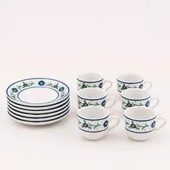 HALLEN - Set 12 piezas Café 90ml Fiesole