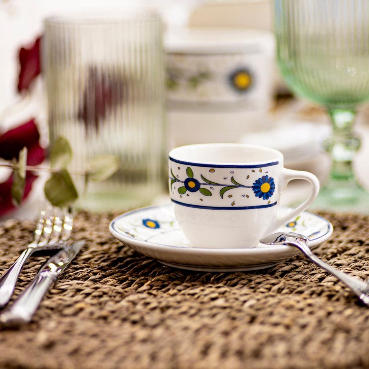 HALLEN - Set 12 piezas Café 90ml  Fiesole Hallen