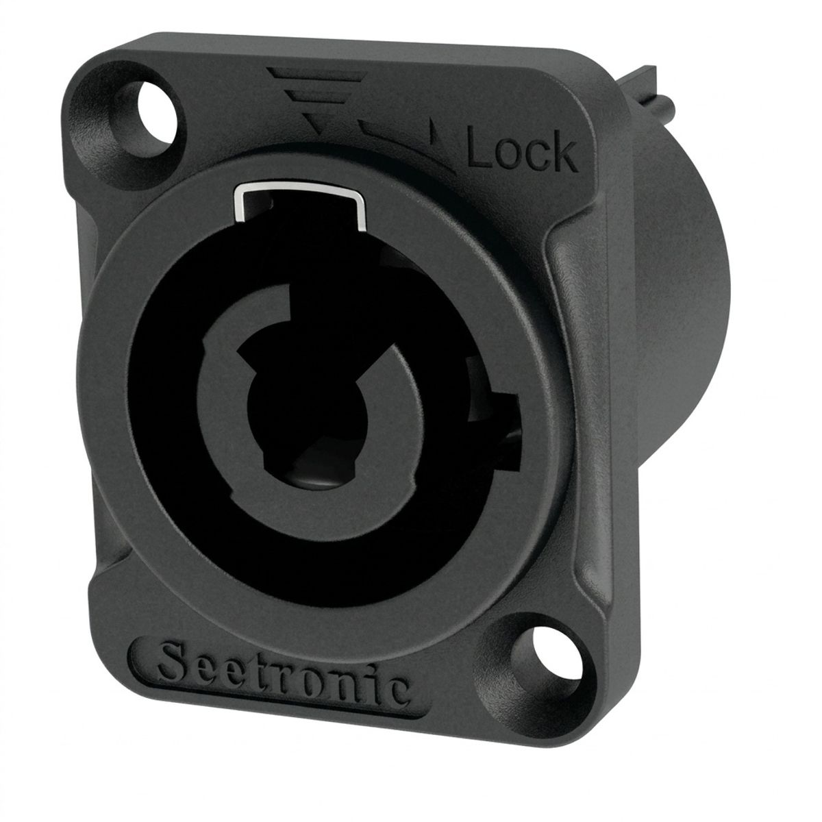 GENERICO - Conector Chasis Powercon Seetronic SAC3MPB-N-W Salida IP65 Outdoor
