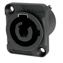 GENERICO - Conector Chasis Powercon Seetronic SAC3MPB-N-W Salida IP65 Outdoor