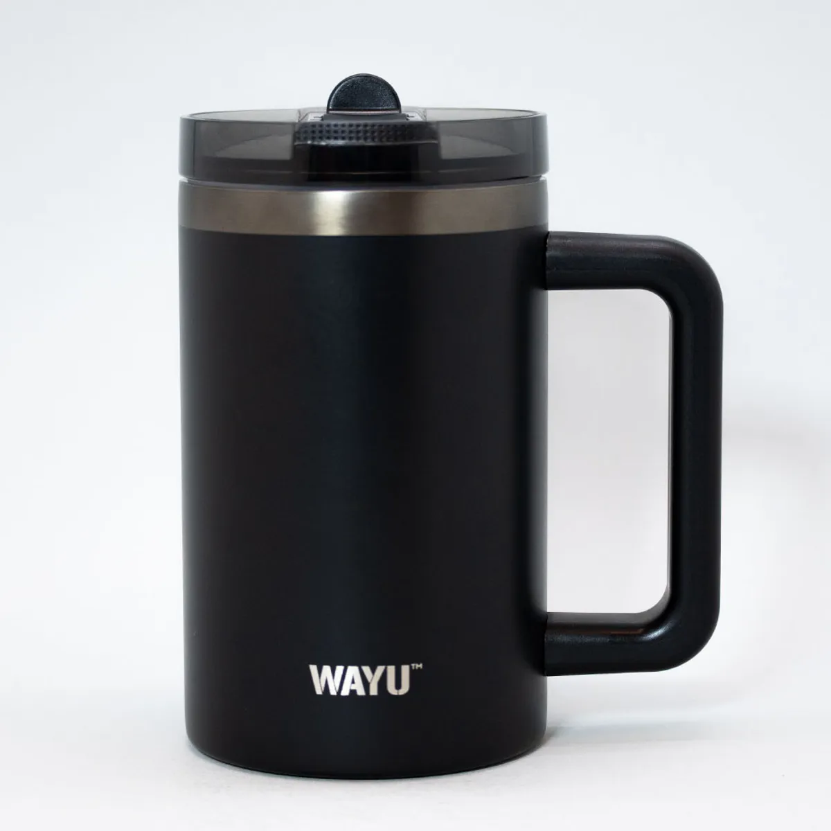 WAYU - Mug 650 Ml Black Insulated Mattte Wayu