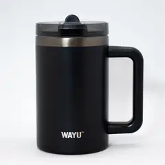 WAYU - Mug 650 Ml Black Insulated Mattte