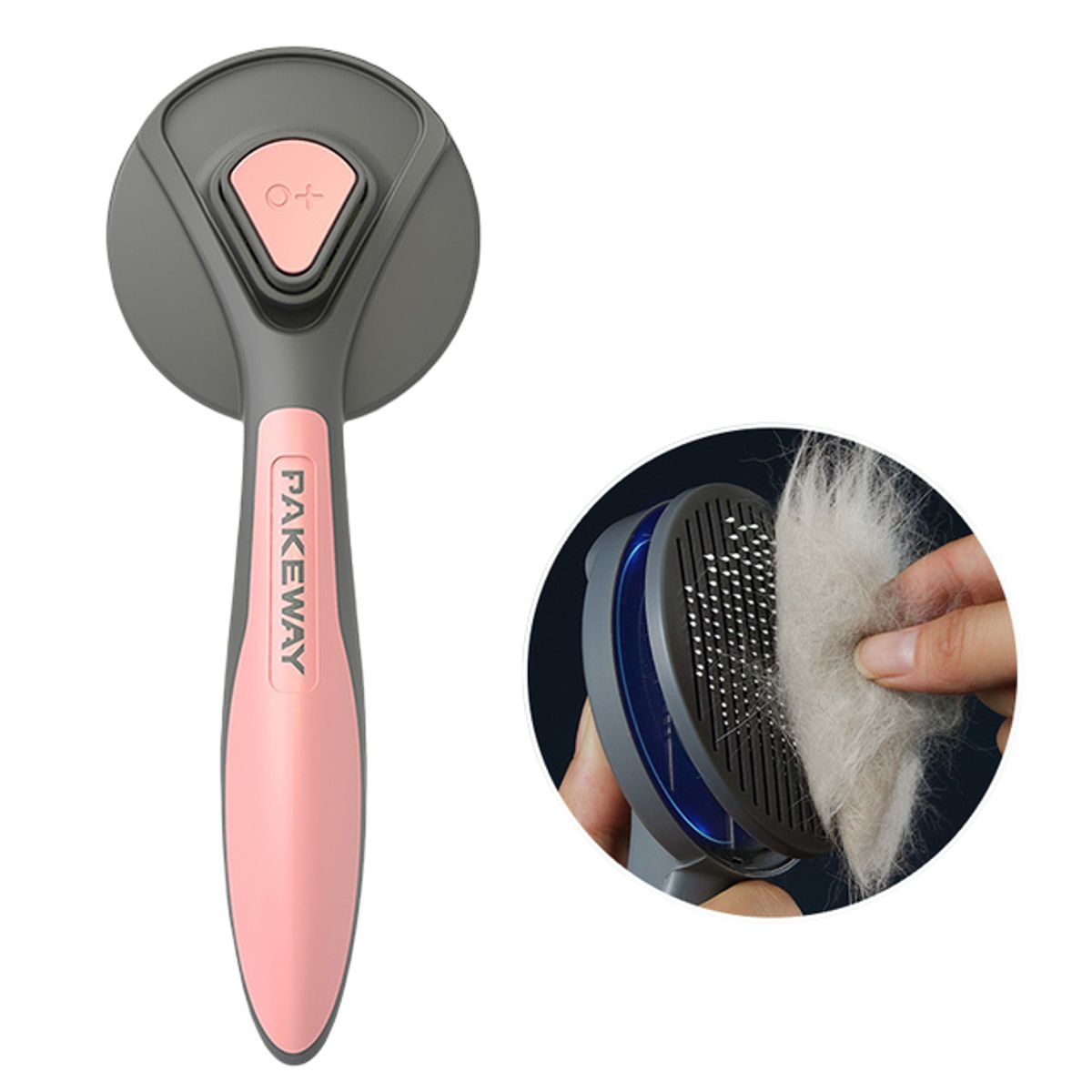 WAKESHOME - Cepillo Para Mascotas Extractor De Pelos Perros Y Gatos