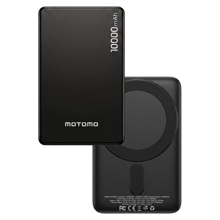PowerBank Magnetica Compatible Con iPhone De 10000Mah Negro
