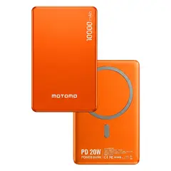 MOTOMO - PowerBank Magnetica Compatible En iPhone De 10000Mah Naranjo