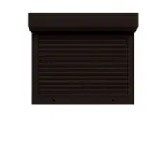 PERSIALUX - Persiana Exterior de Seguridad Café Moro de 1.5mts. Ancho x 2mts. Alto Motorizada