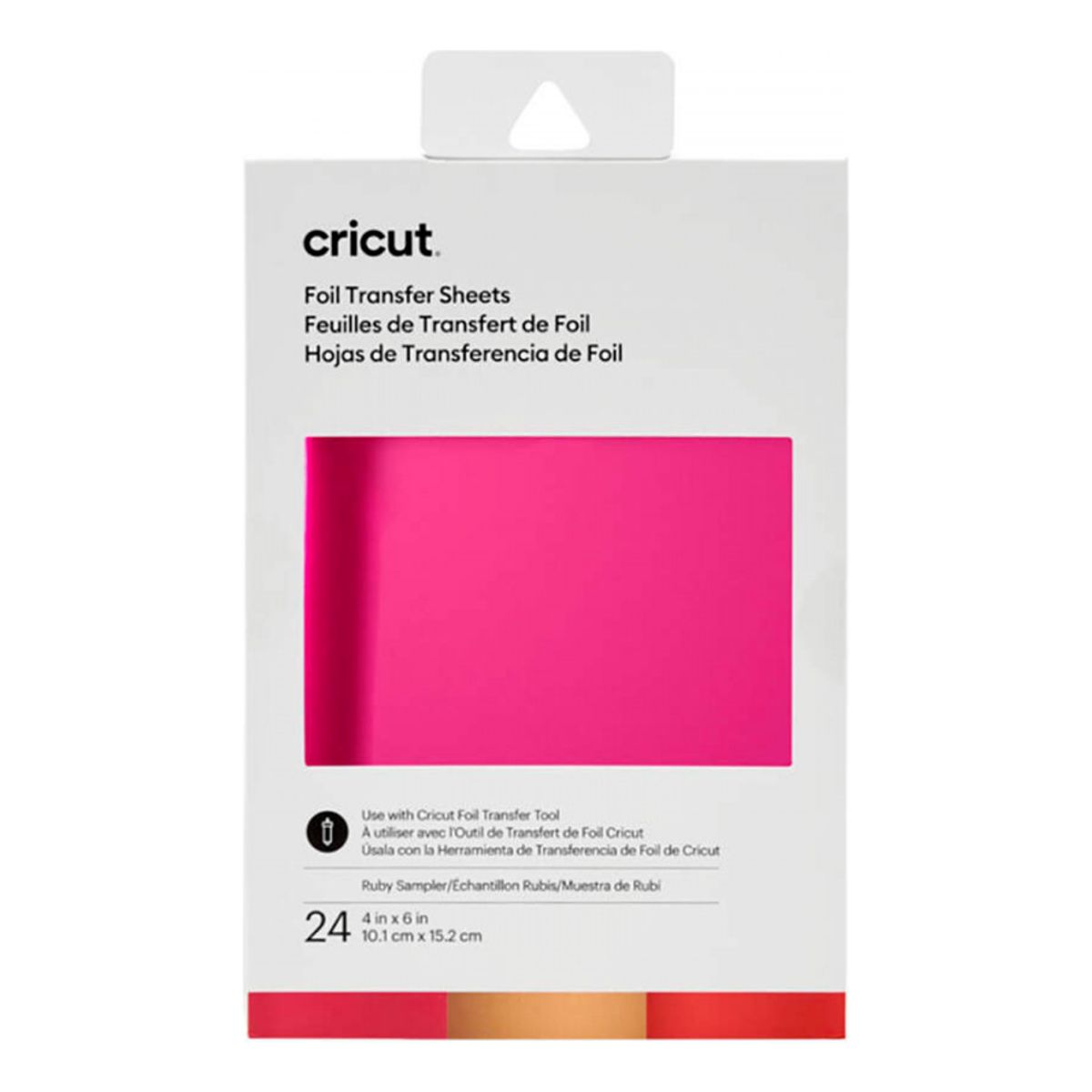 CRICUT - Láminas Ruby De 24 Hojas Rosa Liso Cricut