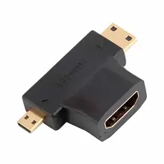 EON - Adaptador Hdmi Hembra A Hdmi Mini Micro Macho Full Hd 4k