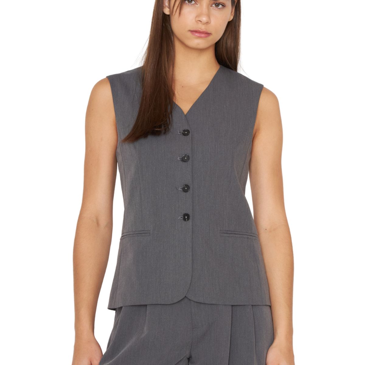 JACINTA TIENDA - Vest Alex gris oscuro Jacinta Tienda