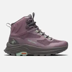 HAKA HONU - Zapatilla Mujer Huillin Alto Morado / Verde Agua