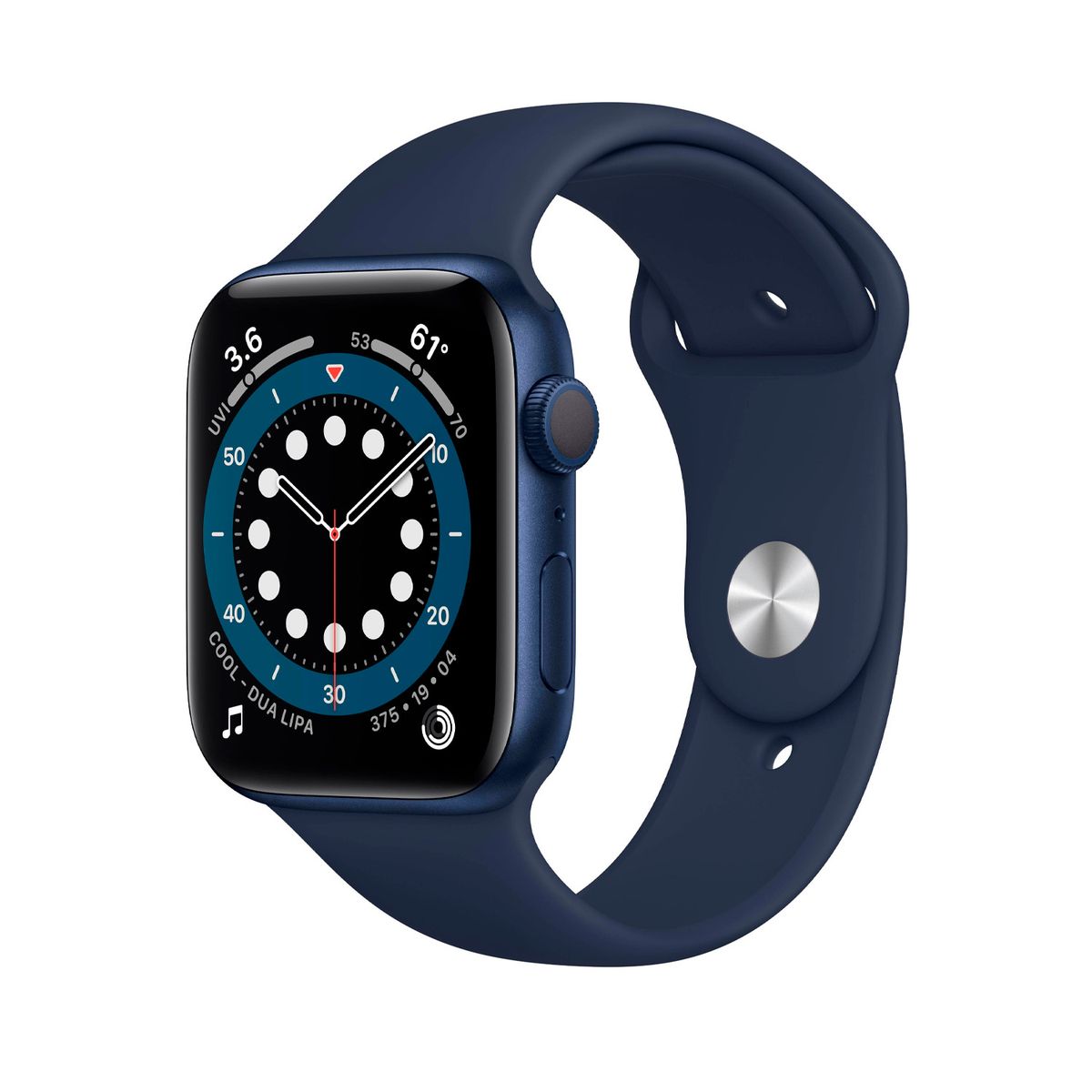 APPLE - Reloj Apple Watch Series 6 40mm GPS + Celular Blue Aluminum Case Deep Navy Sport Band